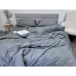 Підковдра Ecotton Natural Grey сатин 210х220 см сіра (24776) - мініатюра 6