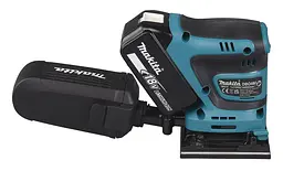 Шліфмашина вібраційна акумуляторна Makita DBO480Z (112x102 мм, 11000-14000 хв-1, BL, LXT, без акумуляторів та зарядного пристрою) - мініатюра 5