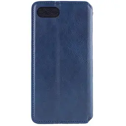 Шкіряний чохол-книжка GETMAN Cubic (PU) для Apple iPhone 7 / 8 / SE (2020) (4.7) Синій - мініатюра 2