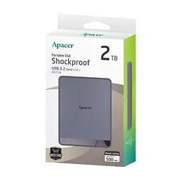 Портативний SSD Apacer AS724 2TB USB 3.2 Gen.2 Type-C Read/Write 500MB/s Mauve - мініатюра 2