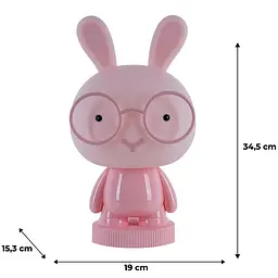 Світильник-нічник Kite LED з акумулятором Bunny рожевий (K24-490-1-2) - мініатюра 5