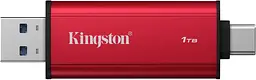 Портативний SSD Kingston 1TB USB 3.2 Gen 2 Dual USB-A R1050/W950MB/s - мініатюра 3