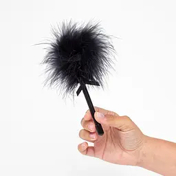 Пір'їнка чорна Mini Black Feather Tickler Secret Play - мініатюра 2