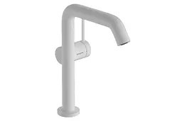 Змішувач для умивальника Hansgrohe Tecturis S CoolStart EcoSmart+ з д/к push-open matt white 73360700