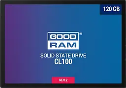SSD 2.5" накопичувач GOODRAM CL100 Gen.2 120GB (SSDPR-CL100-120-G2) Б/В