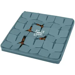 Миска-килимок для собак та котів Waudog Silicone для пошуку корму 205х205х17 мм сірий - мініатюра 4