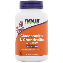 preparat-dlia-suhlobiv-i-zviazok-now-glucosamine-amp-amp-chondroitin-with-msm-90-kapsul
