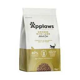 Сухий корм для кішок Applaws Chicken with Lamb + пробіотик, 7,5 кг