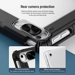 Чохол-книжка Nillkin Bumper Pro для Apple iPad 10.2` (2019-2021) Black [91632] - мініатюра 4