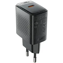 МЗП Acefast A104 GaN PD25W (1USB-C) Black - мініатюра 2