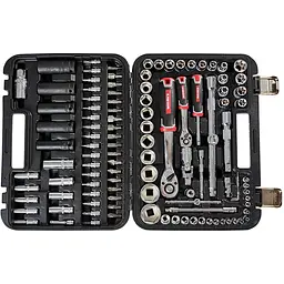 Набір головок торцевих Vitals Master Impact + Superlock 1/4" та 1/2" 111 предметів (186169) - мініатюра 3