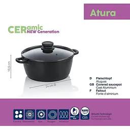 Каструля з кришкою Kela Atura 24 см 3.2 л (15171) - мініатюра 5