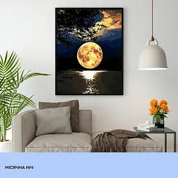 Набір для розпису по номерах "Місячна ніч" 40*50 см, IDEA2-GX46604, ТМ "99IDEAS" - мініатюра 3