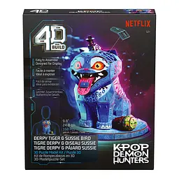 4D Build: Пазл для створення 3D-моделі «Кейпоп-мисливиці на демонів: тигр Дерпі та сорока Сюзі» (168 деталей) 4D Build SM47184/6077589 - мініатюра 9