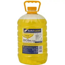 Засіб для ручного миття посуду Buroclean EuroStandart лимон 5 л (4823078912251)
