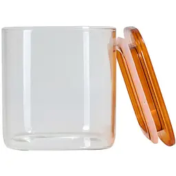 Ємність для зберігання MBM HOME 800 мл прозора (KP-146 S T/ORANGE) - мініатюра 2