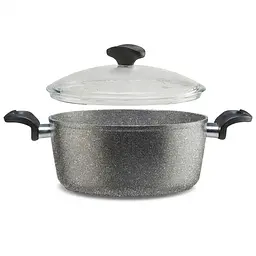 Каструля з кришкою Piardi Home Union 2Р UNIC2440PYR2 24 см 4 л сіра