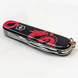 Ніж Victorinox Spartan Zodiac 91мм 12функ чорн/Червоний дракон - мініатюра 4