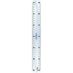 Лінійка Maped пластикова ESSENTIALS, 20 см, двостороння шкала, прозора (MP.146108)
