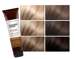 Живильна тонувальна маска ШОКОЛАД NOOK KROMATIC CREAM Nourishing Color Mask Chocolate 150 мл - мініатюра 2