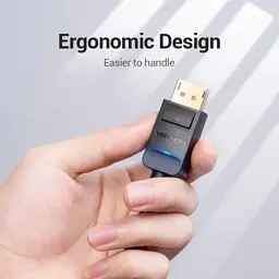 Кабель мультимедійний DisplayPort M to VGA M 1.5m 1080p60Hz black Vention (HBLBG) - мініатюра 4
