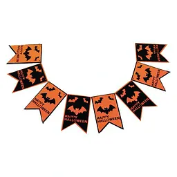 Гірлянда Кажани Happy Halloween - мініатюра 1