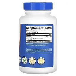 Магній оротат Nutricost 120 капсул - мініатюра 3