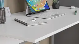 Письмовий стіл із ящиками Ferrum-decor Оскар 750x1200x600 метал Чорний ДСП Бетон 16 мм (FRD-103219) - мініатюра 6