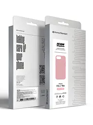 Силиконовый чехол с MagSafe для Apple iPhone 16e/17e, ICON2 MagCase, пудровый, противоударный, панель с мягкой подкладкой, защита всего корпуса, поддержка беспроводной зарядки, совместим с защитными стеклами и пленками, ArmorStandart (ARM83969) - мініатюра 10