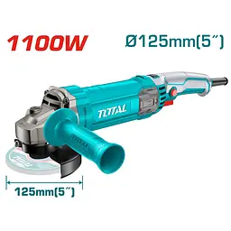 УШМ Total TG11012556 кутова 1100 Вт 125 мм 12000 об хв