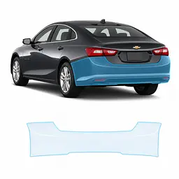 Антигравійна захисна бронеплівка за лекалами для Chevrolet Malibu IX 2016-2018 - задній бампер