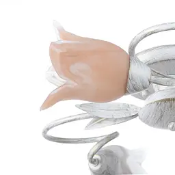 Люстра стельова Brille флористика E14 40W WH (BKL-169C/3) - мініатюра 2