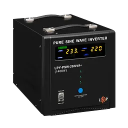 ДБЖ LogicPower LPY-PSW-2000VA+ (1400Вт) 10A/20A з правильною синусоїдою 24V - мініатюра 3
