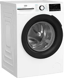 Пральна машина Beko фронтальна 8 кг 1400 A+++ 55 см дисплей інвертор пара білий - мініатюра 2