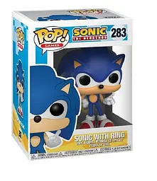 Фігурка Funko Pop Їжак Соник з кільцем Games Sonic The Hedgehog 10см SH 283 - мініатюра 2