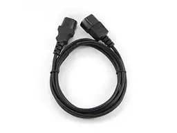 Кабель Cablexpert PC-189 (С13-С14), 3*0.5 мм кв., чорний, 1.8 м - мініатюра 2
