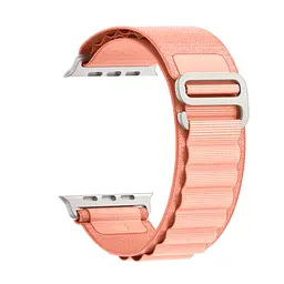 Ремінець для Apple Watch 42 (Series 11-10)/41/40/38, рожевий, Alpine Loop Alpina Band, тканинний поліестеровий ремінець для смарт-годин, дихаючий, для активного відпочинку та спорту, ArmorStandart (ARM81050)