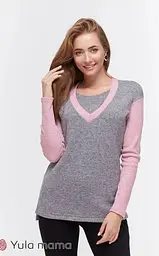 Теплий джемпер для вагітних і годуючих мам з секретом годування Siena розмір M Юла Мама Рожевий - мініатюра 3
