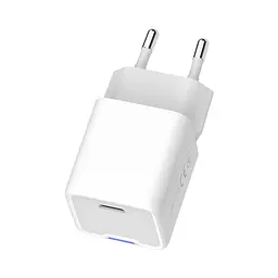 Зарядний пристрій ColorWay GaN Mini 25 Вт порт PD PPS USB-C білий (CW-CHS052PD-WT) - мініатюра 6