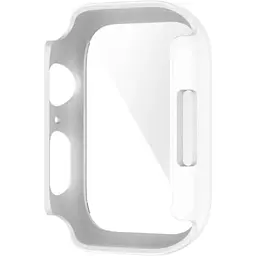 Чохол-накладка DK Пластик Soft-Touch Glass Full Cover для Apple Watch 45mm (white) - мініатюра 2