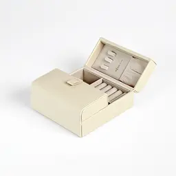 Органайзер для прикрас МВМ My Home Пектораль 150х150х68 мм бежевий (FH-51 BEIGE) - мініатюра 7