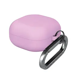 Силіконовий чохол для навушників Samsung Galaxy Buds Core, Hang Case, фіолетовий, ультратонкий захисний кейс товщиною 2 мм, захист від подряпин, пилу та ударів, компактний, з карабіном для кріплення, ArmorStandart (ARM88045)