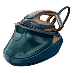 Праска-парогенератор Tefal Express Vision Max 3000 Вт 1200 мл паровий удар 850 г керамічна підошва синє-золотий