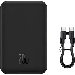 Зовнішній акумулятор Baseus Magnetic Mini 20W 20000 mAh Black (PPCX150001) [113277] - мініатюра 7