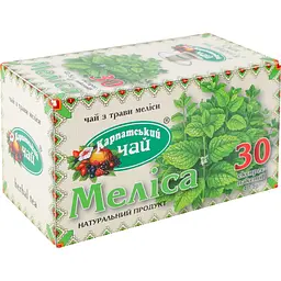 Чай Карпатський Чай Меліса 40.5 г (30 шт. x 1.35 г)