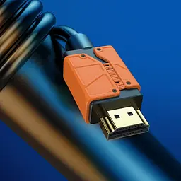 Кабель HAGiBiS HDMI - HDMI 2.1 48Gbps High Speed ​​8K/60Hz 4K/120Hz 144Hz HM04 3m Black - мініатюра 2