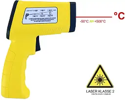 Термометр інфрачервоний Technoline IR500 Yellow (IR500) - мініатюра 4