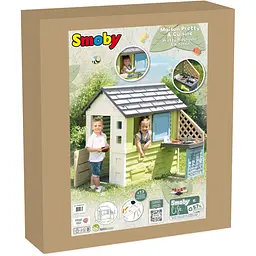 Будинок Smoby Life Райдужний з літньою кухнею, розмір 145х110х127 см (7600810738) - мініатюра 2