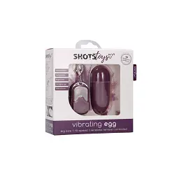 Віброяйце ShotsToys Remote Vibrating Egg, 8 см (фіолетовий) - мініатюра 8