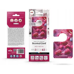 Ароматизуюча картка для гардеробу Elix Red Fruits 3 шт. - мініатюра 2